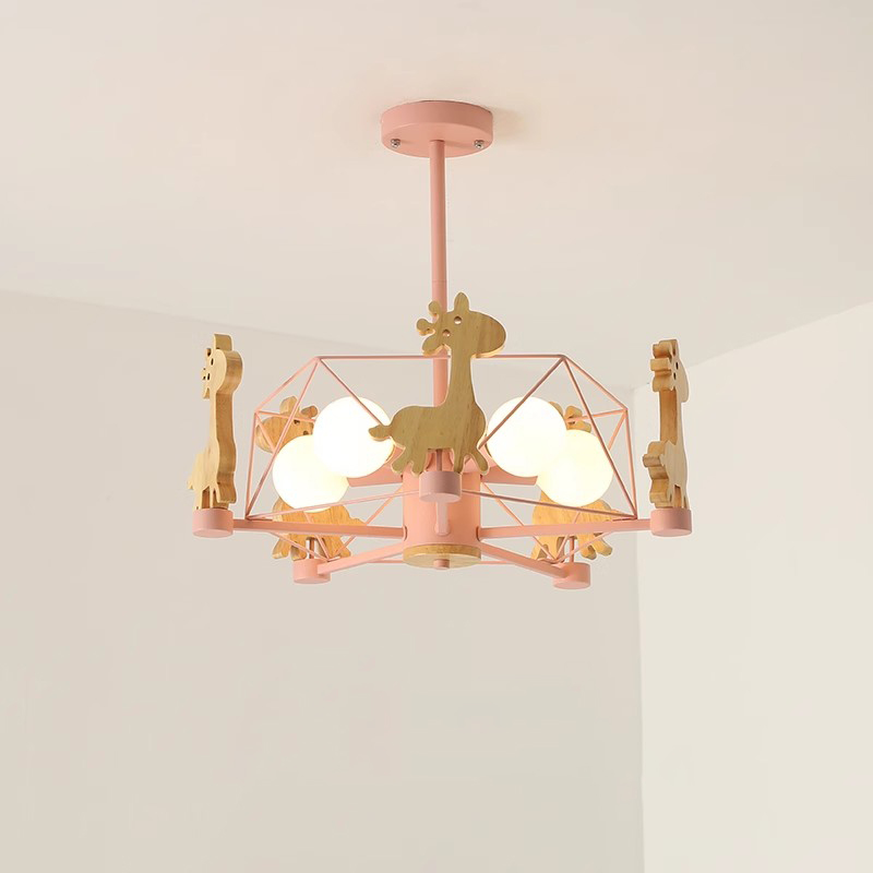 Baby Nursery Ceiling Light - Plafonniers LED en bois massif pour