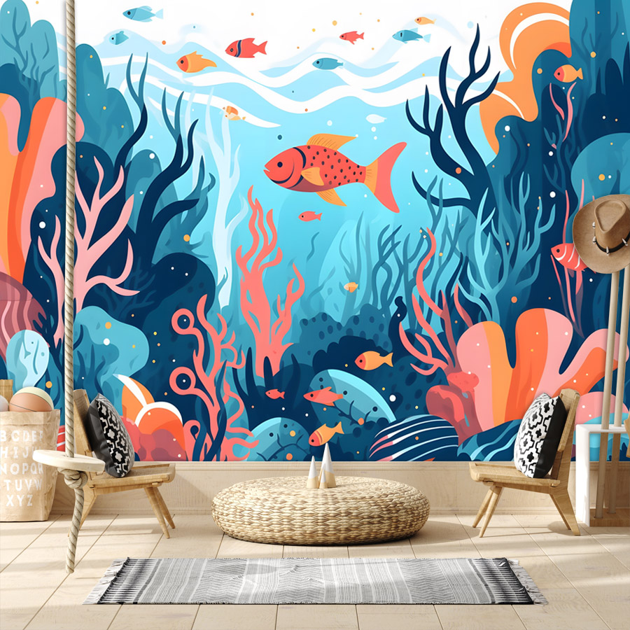 Baby Nursery Peel And Stick Wallpaper - Papier peint autocollant 6+ motifs de