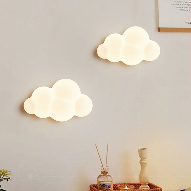 Baby Nursery Lamp - Lampes murales nuage blanc pour chambre