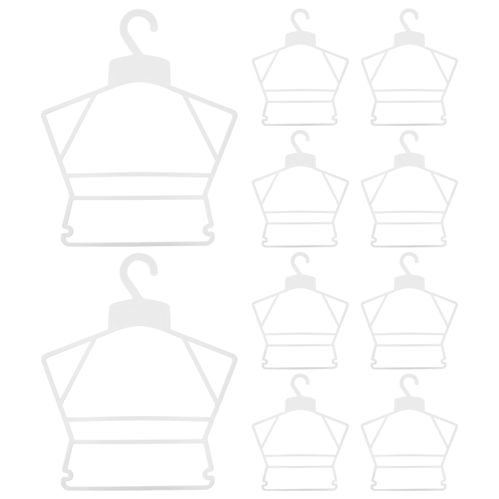 Closet Organizer Baby - Cintres robustes en plastique pour vêtements