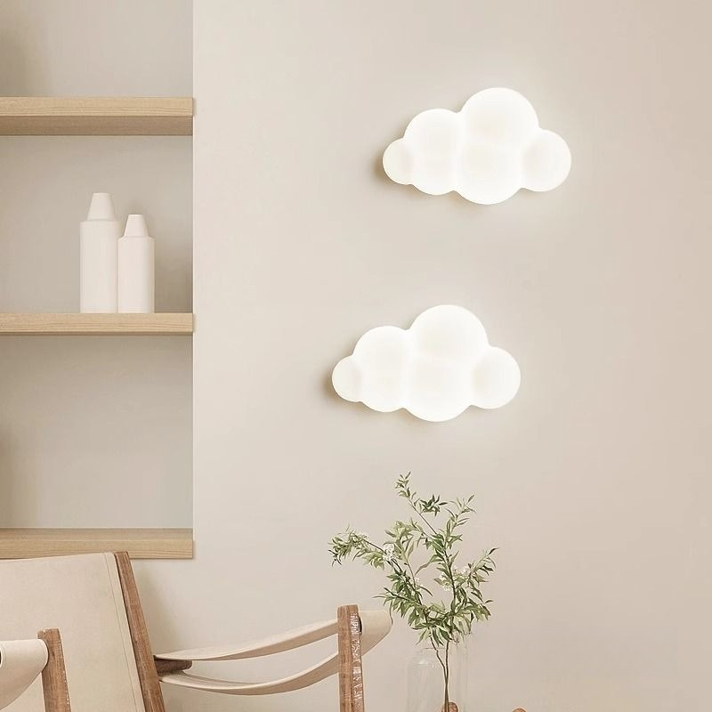 Baby Nursery Lamp - Appliques murales Nuage Blanc pour chambre