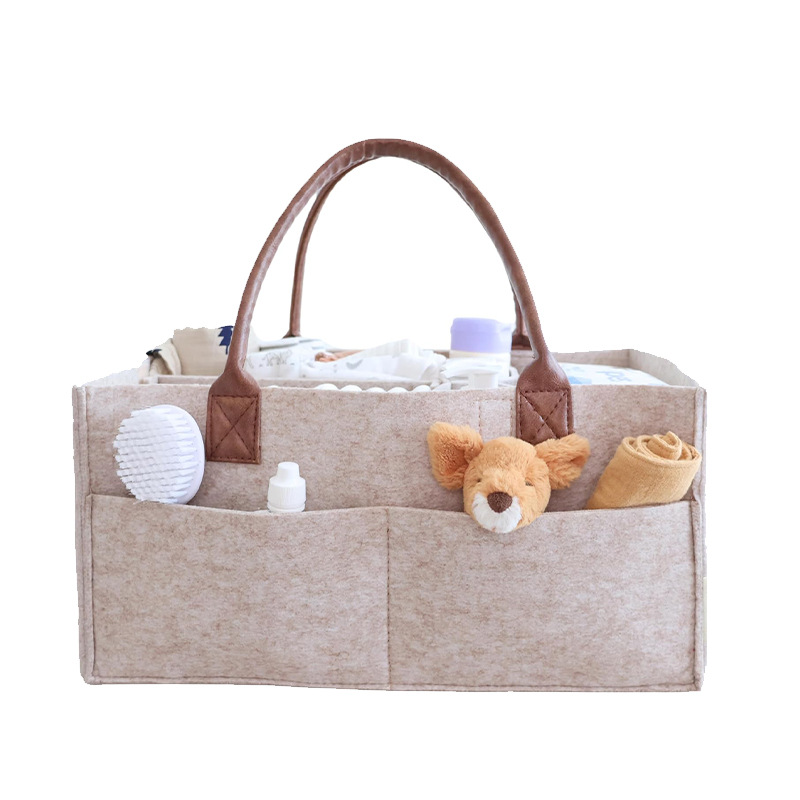 Baby Nursery Basket - Panier de rangement en feutre pour
