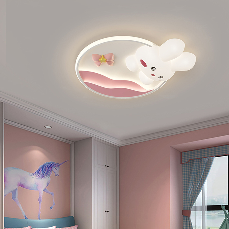 Baby Nursery Ceiling Light - Nouveau 3D lapin plafonnier dessin animé
