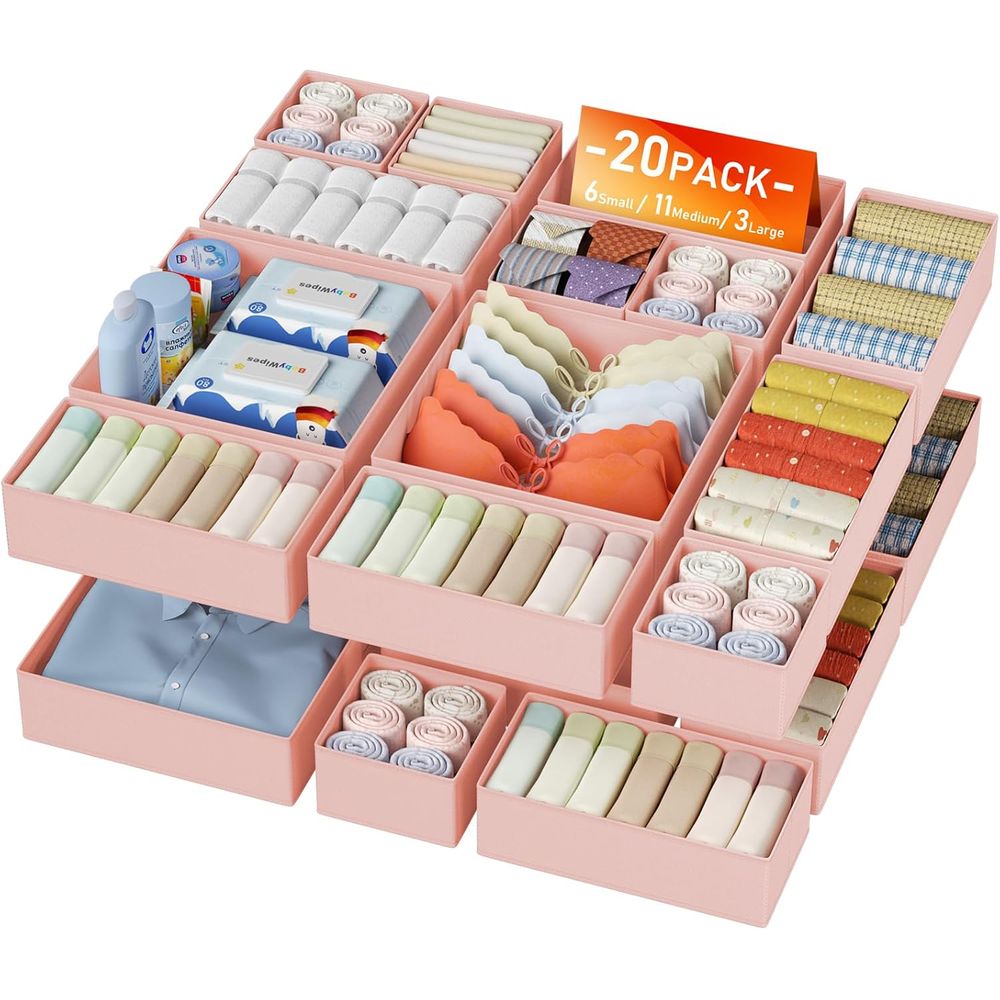 Baby Nursery Drawers - Organiseurs de vêtements (lot de 20)