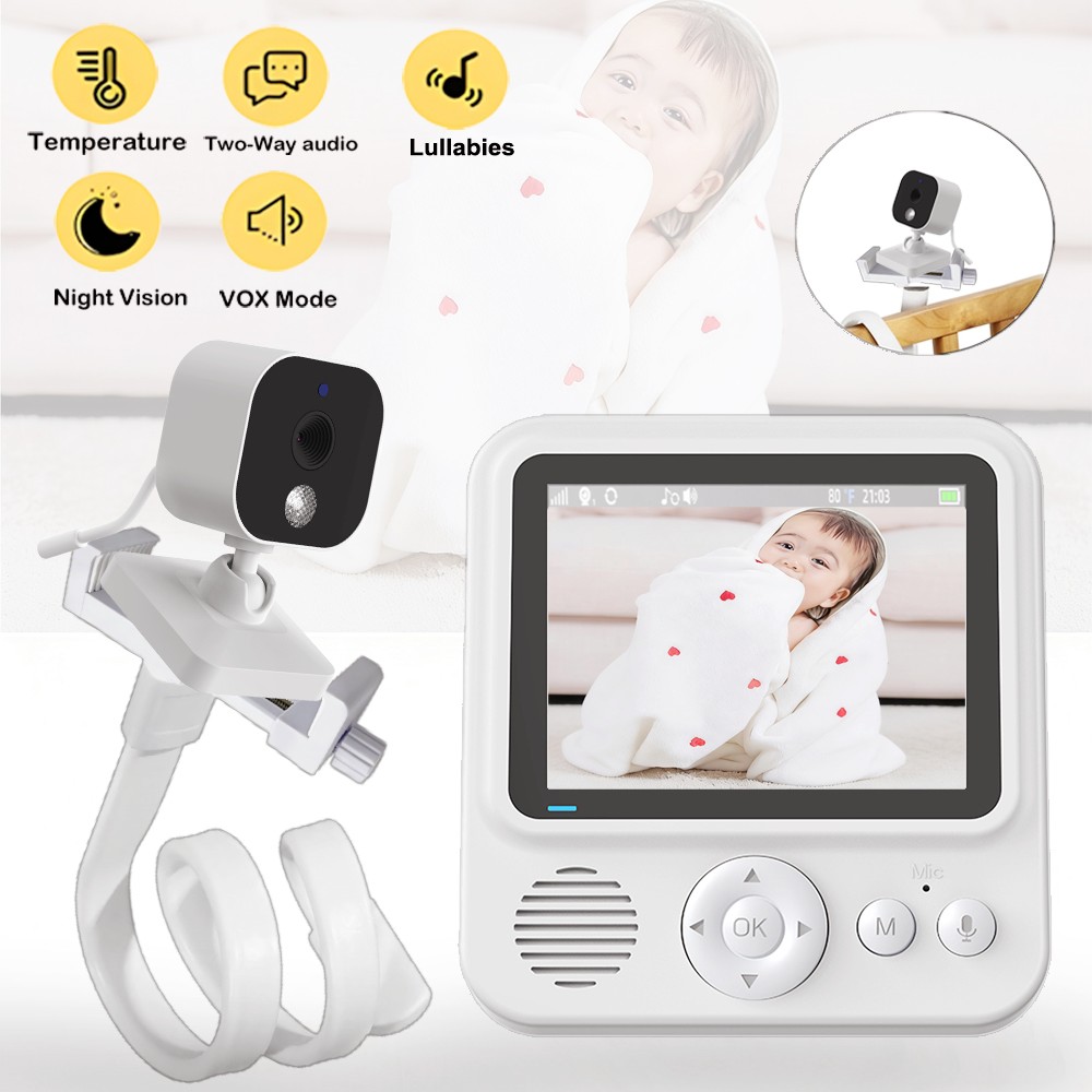 Baby Nursery Camera - Moniteur vidéo pour bébé sans fil