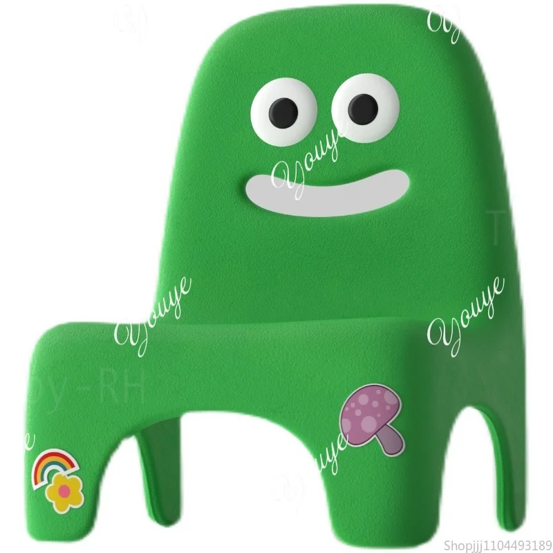 Baby Nursery Ottoman - A49 – tabouret jouet vert mignon