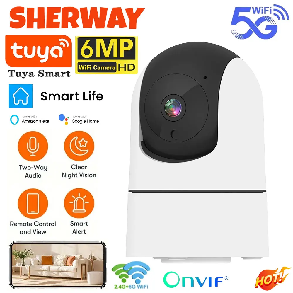 Baby Nursery Camera - Tuya-Caméra de surveillance intérieure IP WiFi