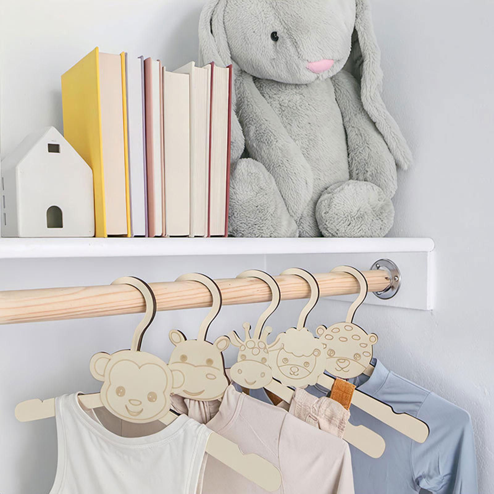 Closet Organizer Baby - Cintres en bois pour vêtements de
