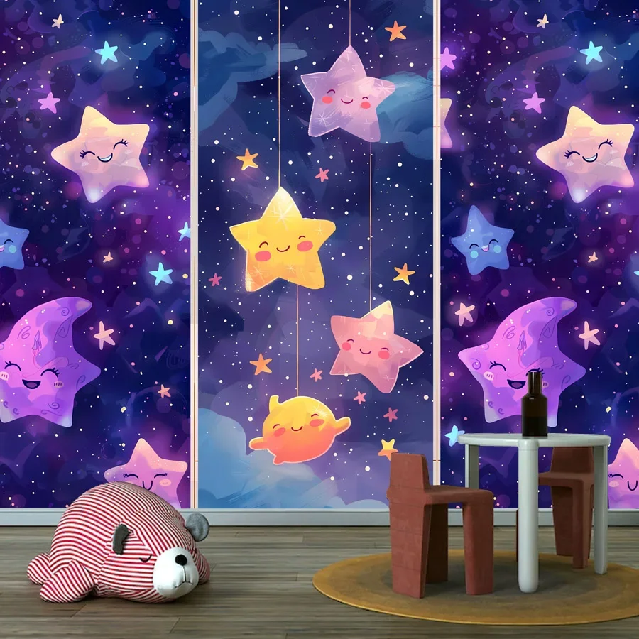 Baby Nursery Peel And Stick Wallpaper - Papier peint Photo facile à appliquer,