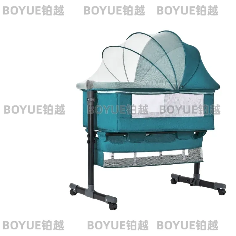 Bassinet Bedside Sleeper - Lit cododo pliant en aluminium, berceau