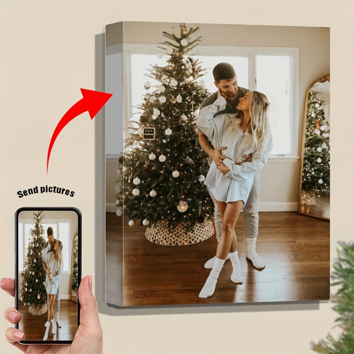Photo Frame Baby - Une toile photo familiale encadrée et