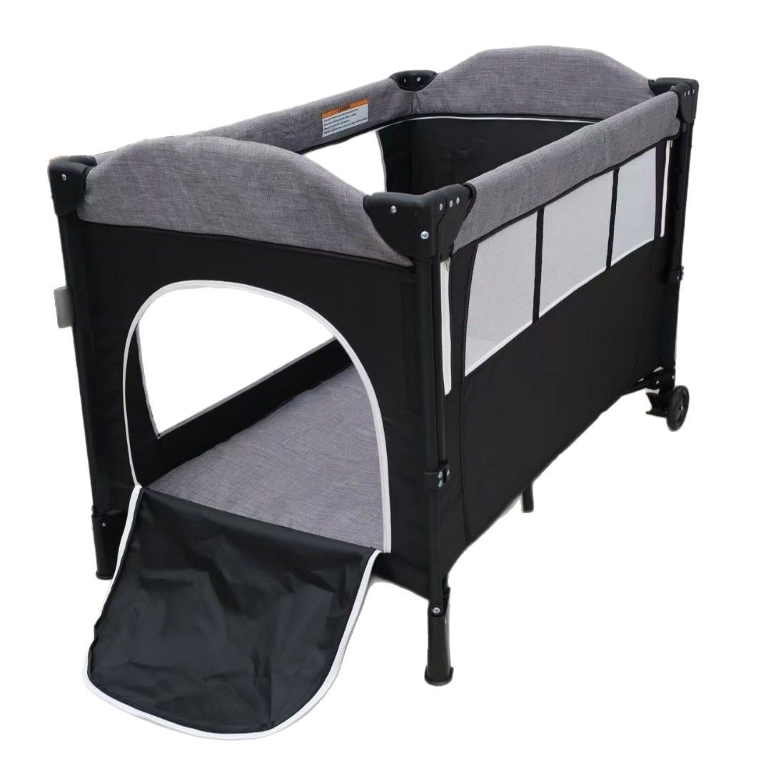Bassinet Bedside Sleeper - Lit bébé pliant moderne, berceau multifonctionnel
