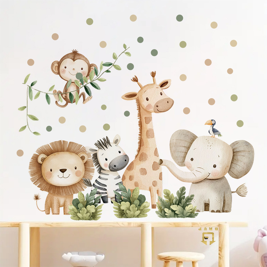 Autocollants muraux animaux de - Baby Nursery Giraffe avis et prix
