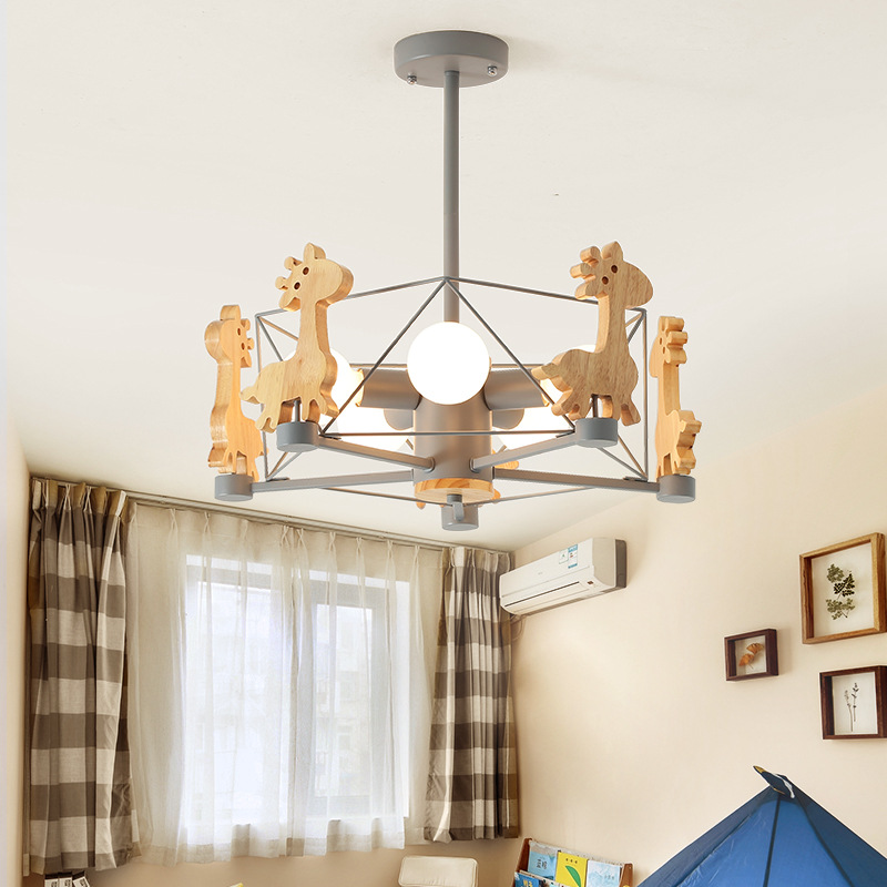 Plafonniers LED en bois massif - Baby Nursery Ceiling Light avis et prix