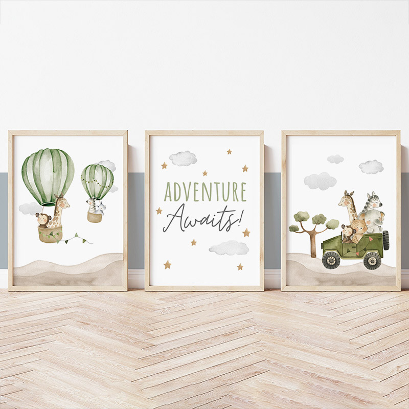 1 pièce, affiches d'animaux en - Baby Nursery Giraffe avis et prix