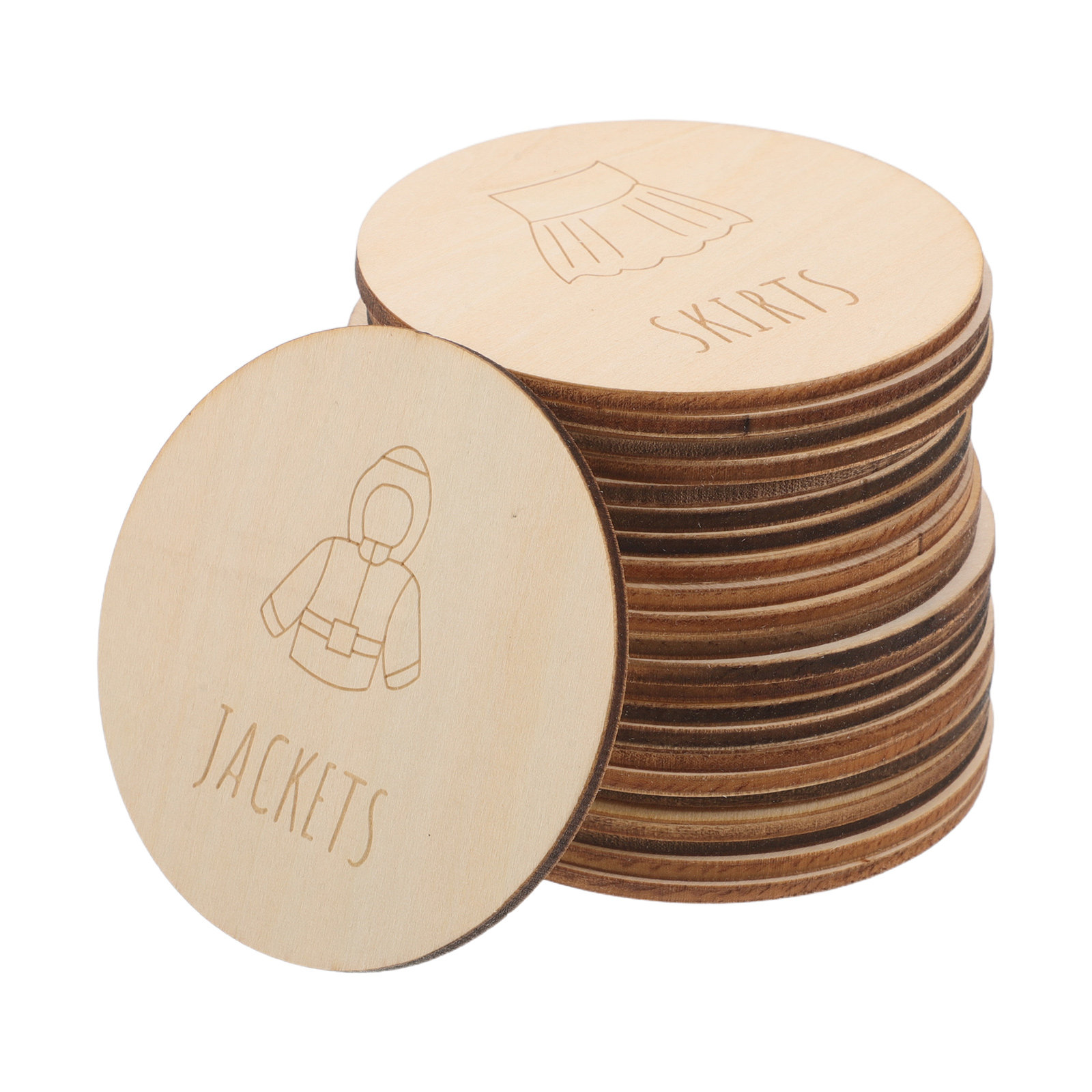 23 étiquettes en bois pour vêt - Baby Nursery Drawers avis et prix
