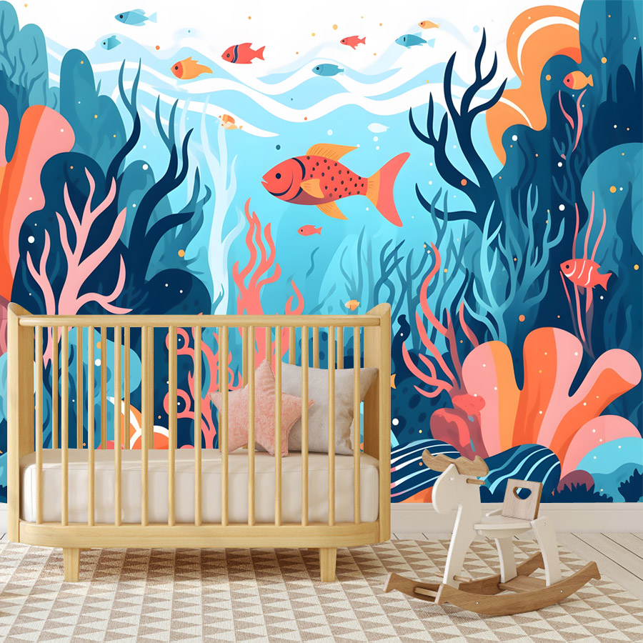 Papier peint autocollant 6+ mo - Baby Nursery Peel And Stick Wallpaper avis et prix