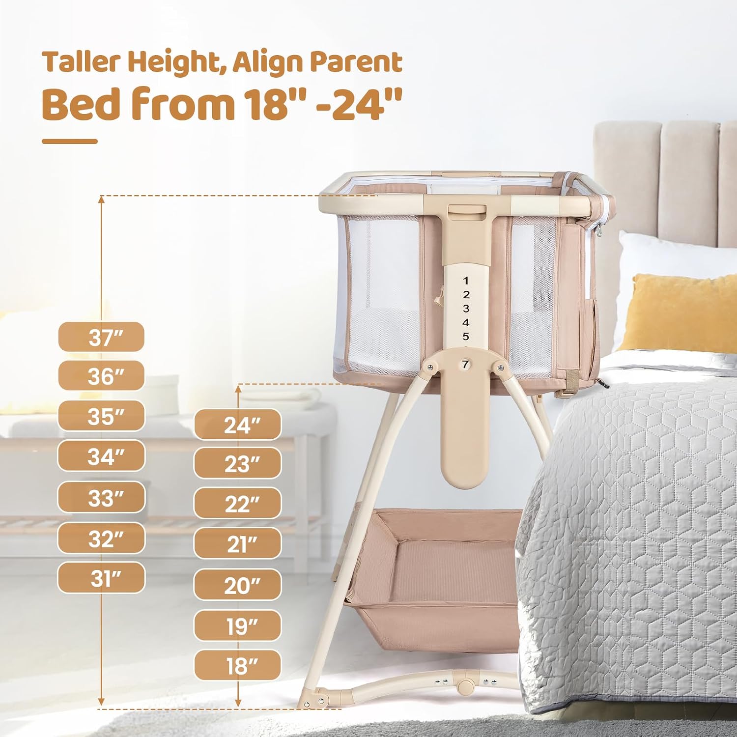 Berceau pour bébé, berceau 5 e - Bassinet Bedside Sleeper avis et prix