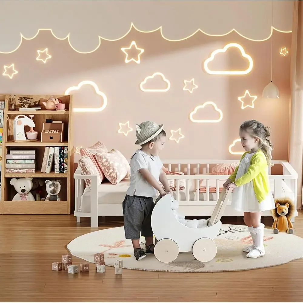 Lit double en bois massif avec - Bed Rail Toddler avis et prix