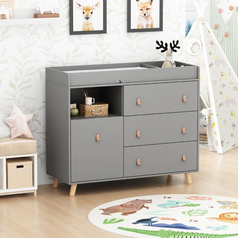Commode à langer pour bébé, co - Baby Nursery Drawers avis et prix