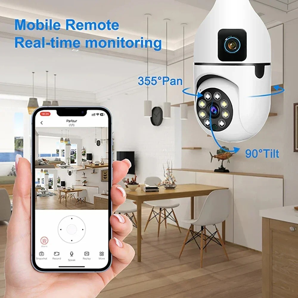 Caméra de surveillance E27 ave - Baby Nursery Camera avis et prix