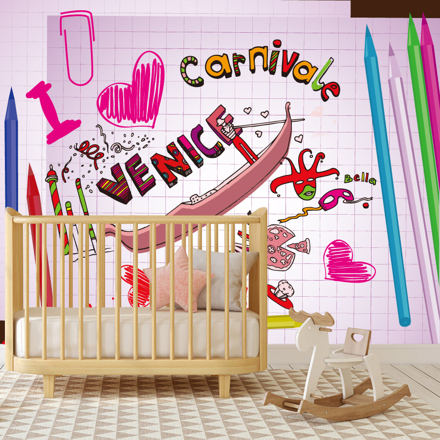 Dessin animé facile à applique - Baby Nursery Peel And Stick Wallpaper avis et prix