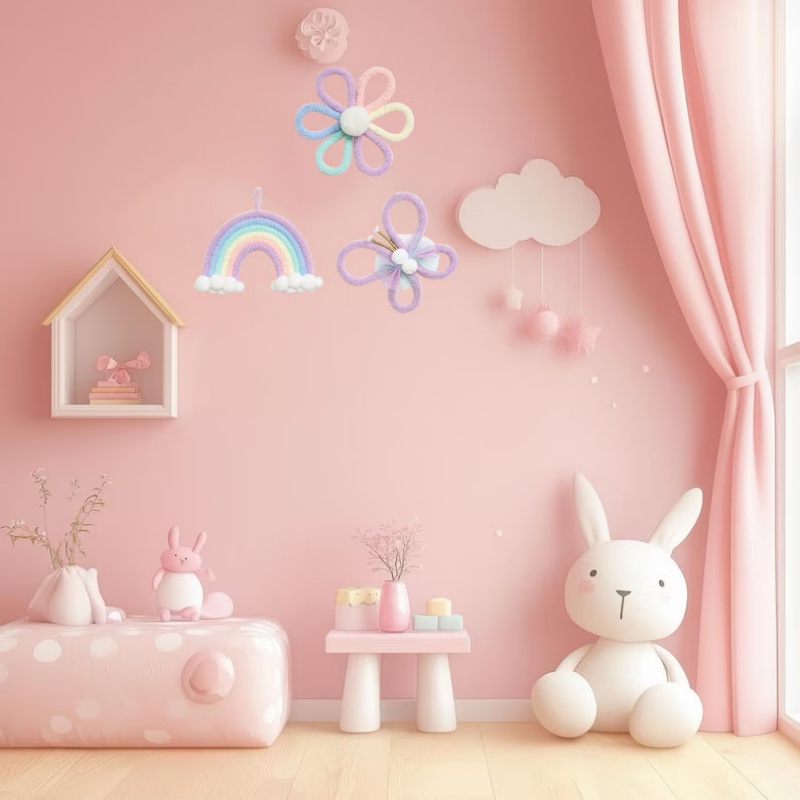 Décoration murale bohème nordi - Baby Nursery Girl Room avis et prix
