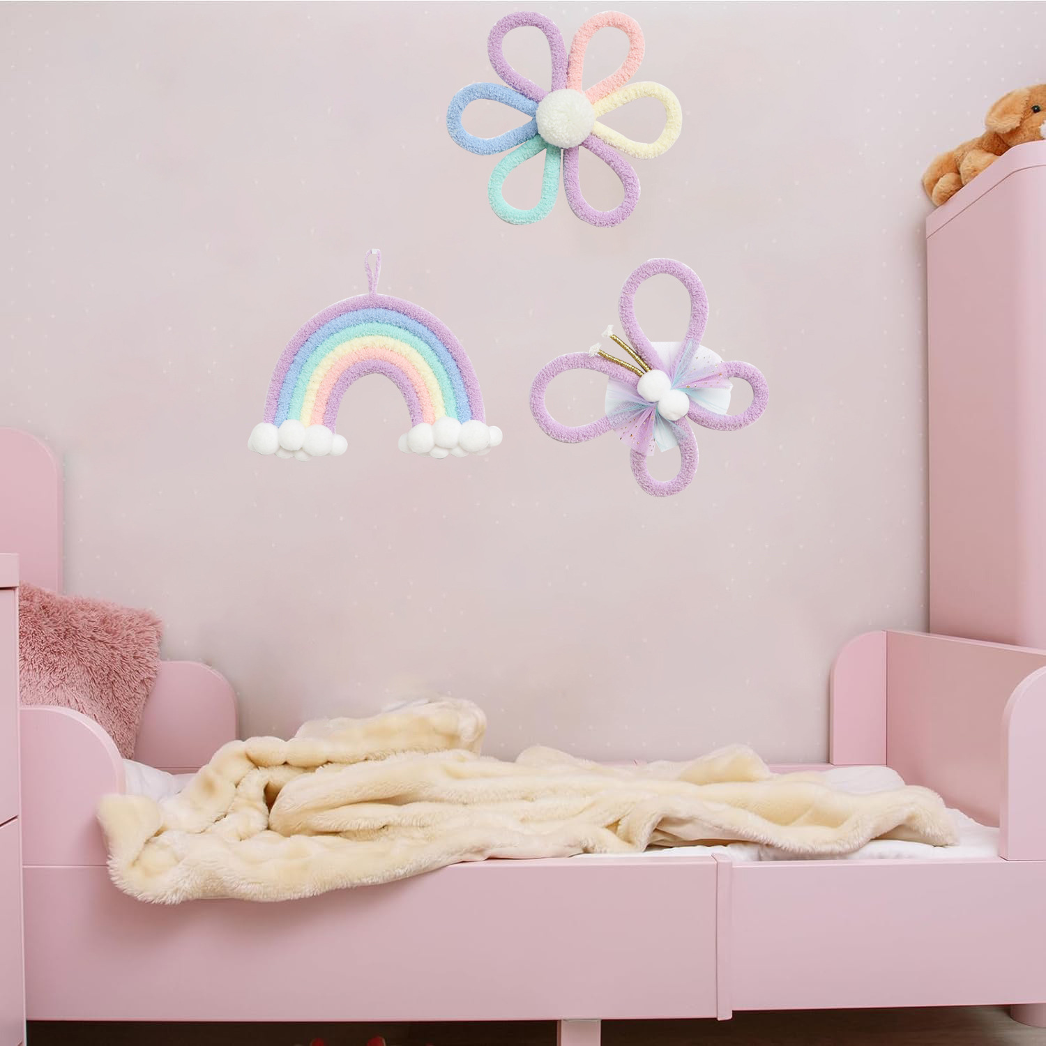 Décoration murale bohème nordi - Baby Nursery Girl Room avis et prix