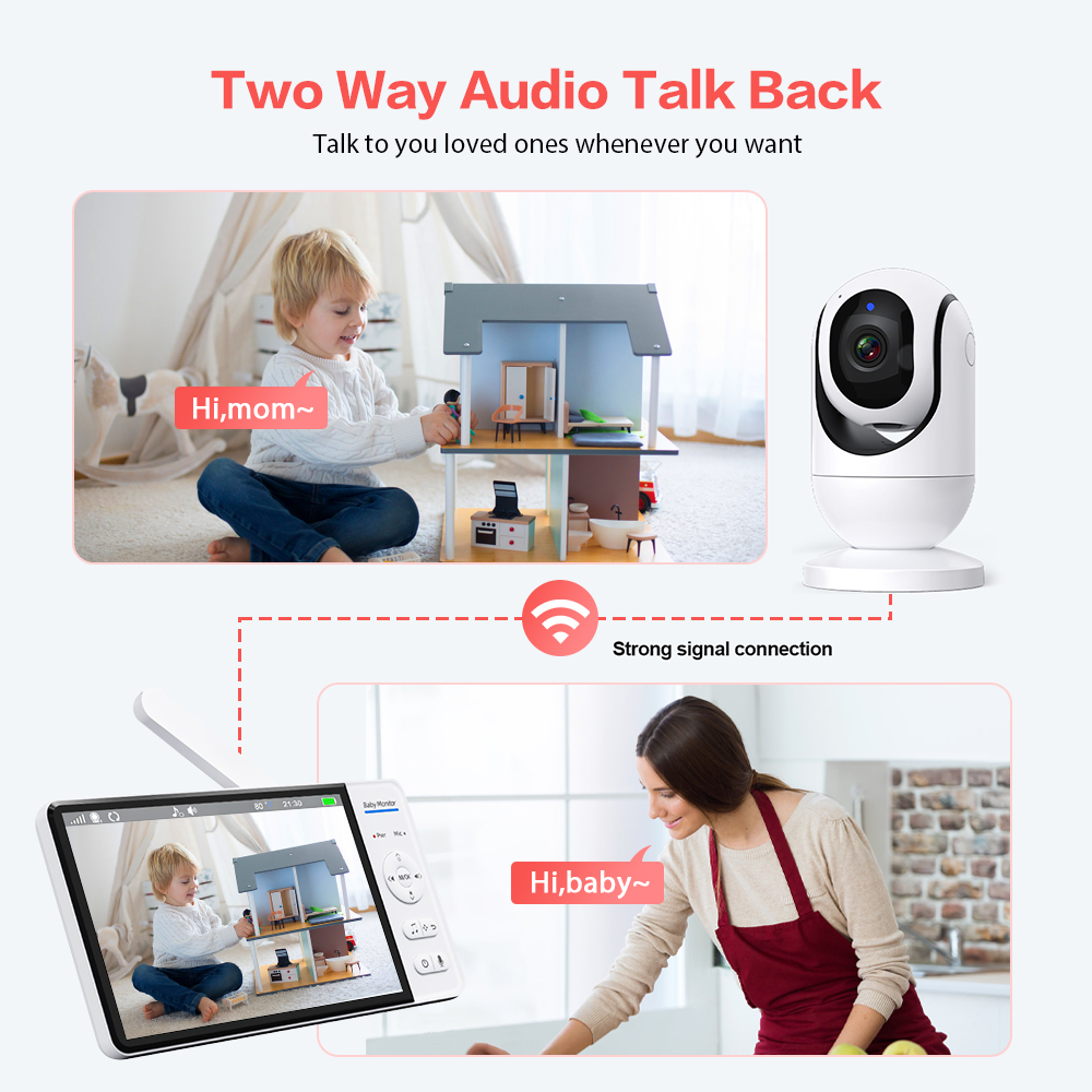 Moniteur vidéo pour bébé, 7 po - Baby Nursery Camera avis et prix