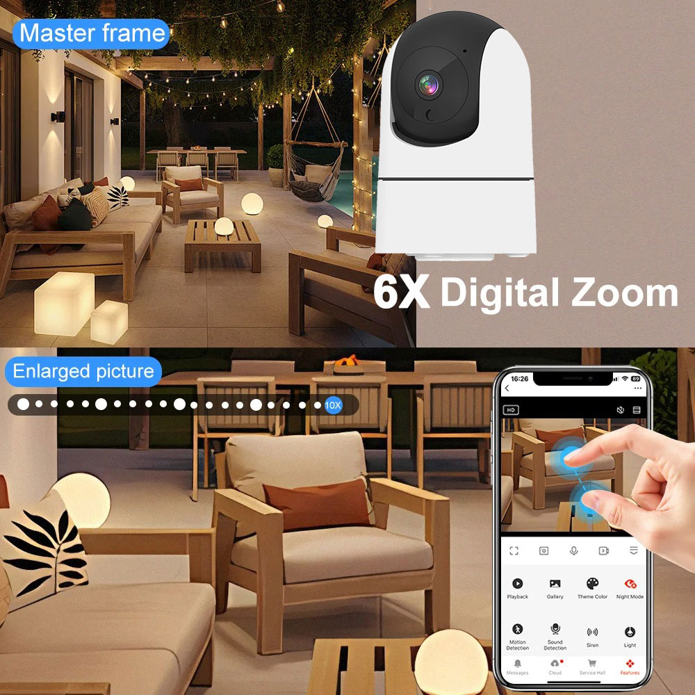 Caméra WiFi 6MP Tuya Smart Hom - Baby Nursery Camera avis et prix
