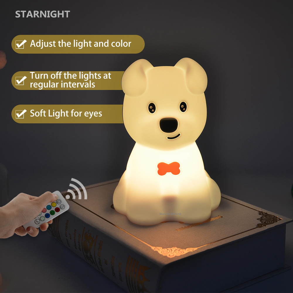 Veilleuse LED aste en silicone - Baby Nursery Lamp avis et prix