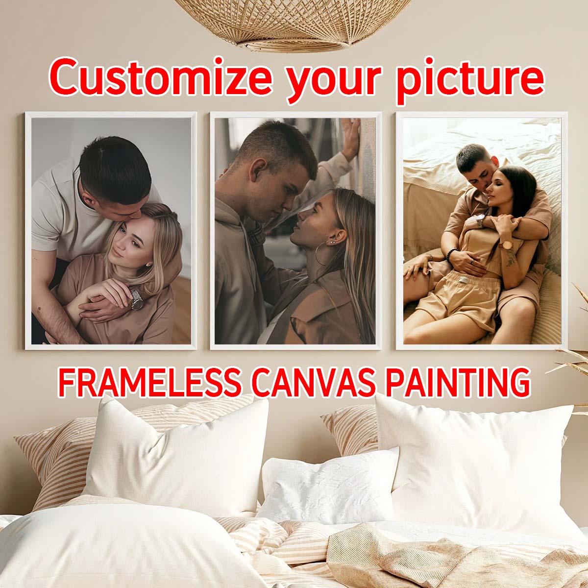 Triptyque - Cadre photo en boi - Photo Frame Baby avis et prix