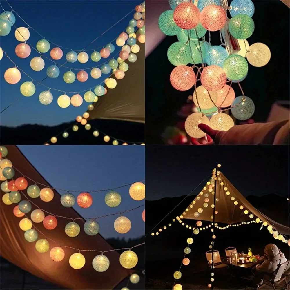 Guirlande de boules de coton p - Baby Nursery Lamp avis et prix