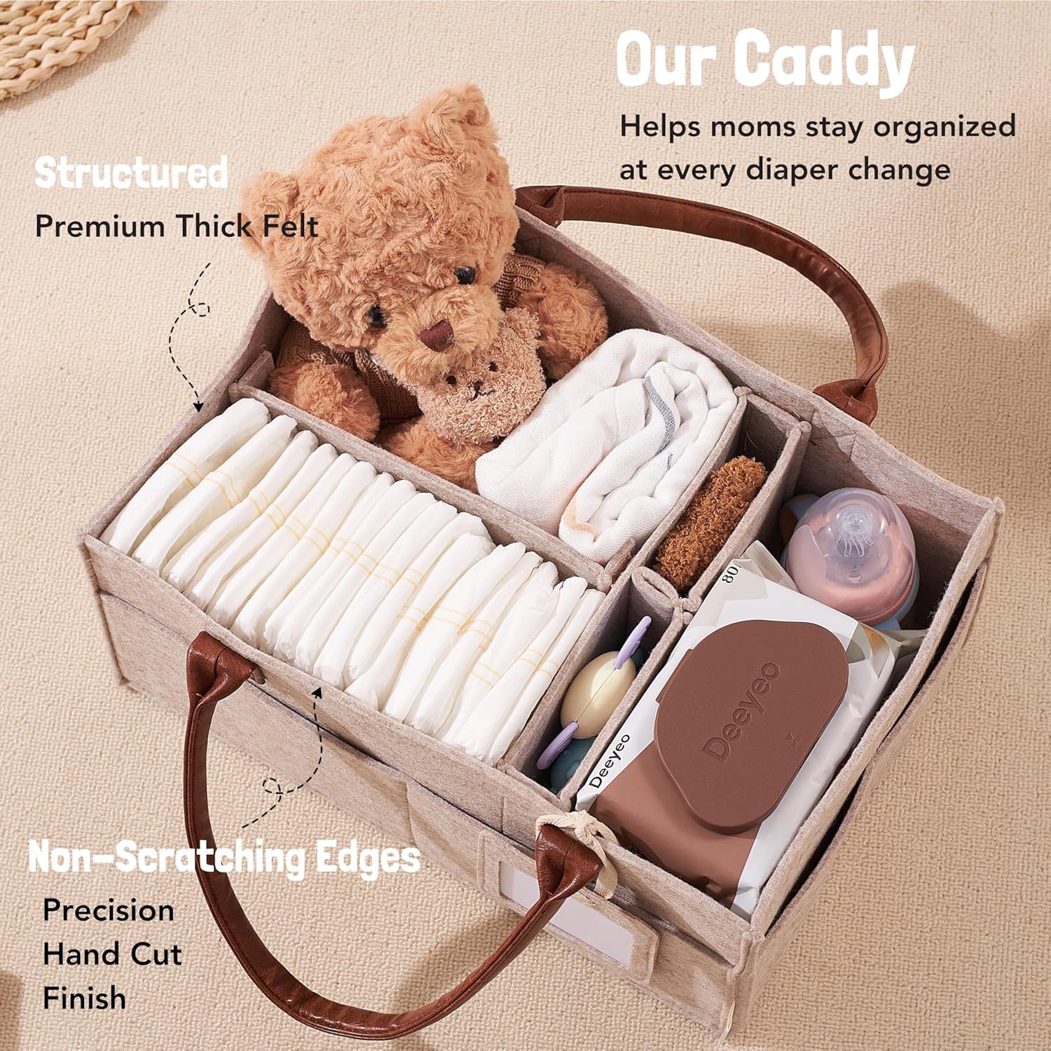 Panier de rangement en feutre  - Baby Nursery Basket avis et prix