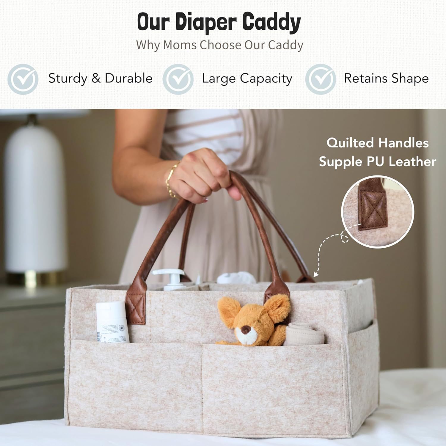 Panier de rangement en feutre  - Baby Nursery Basket avis et prix