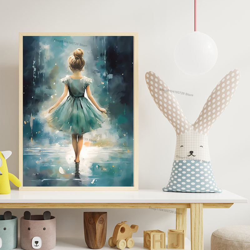Peinture sur toile de fille da - Baby Nursery Girl Room avis et prix