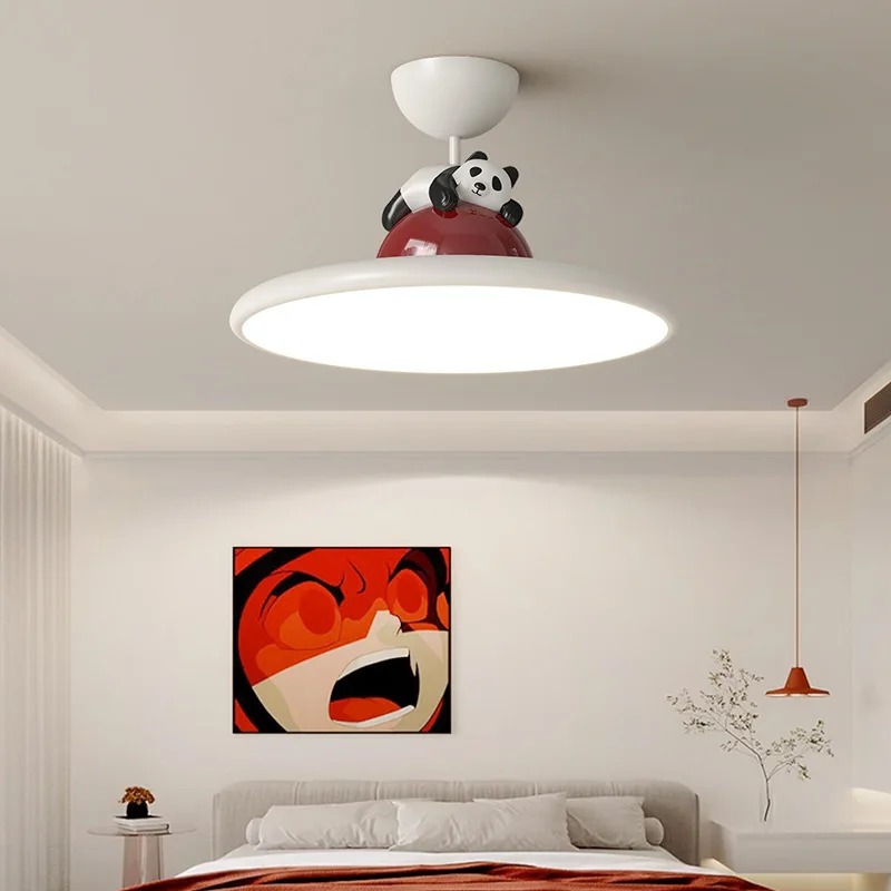 Dessin animé crème Style Panda - Baby Nursery Ceiling Light avis et prix