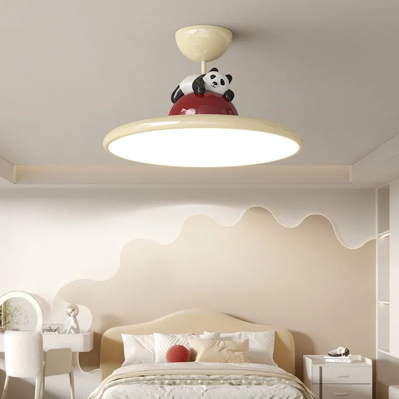 Dessin animé crème Style Panda - Baby Nursery Ceiling Light avis et prix