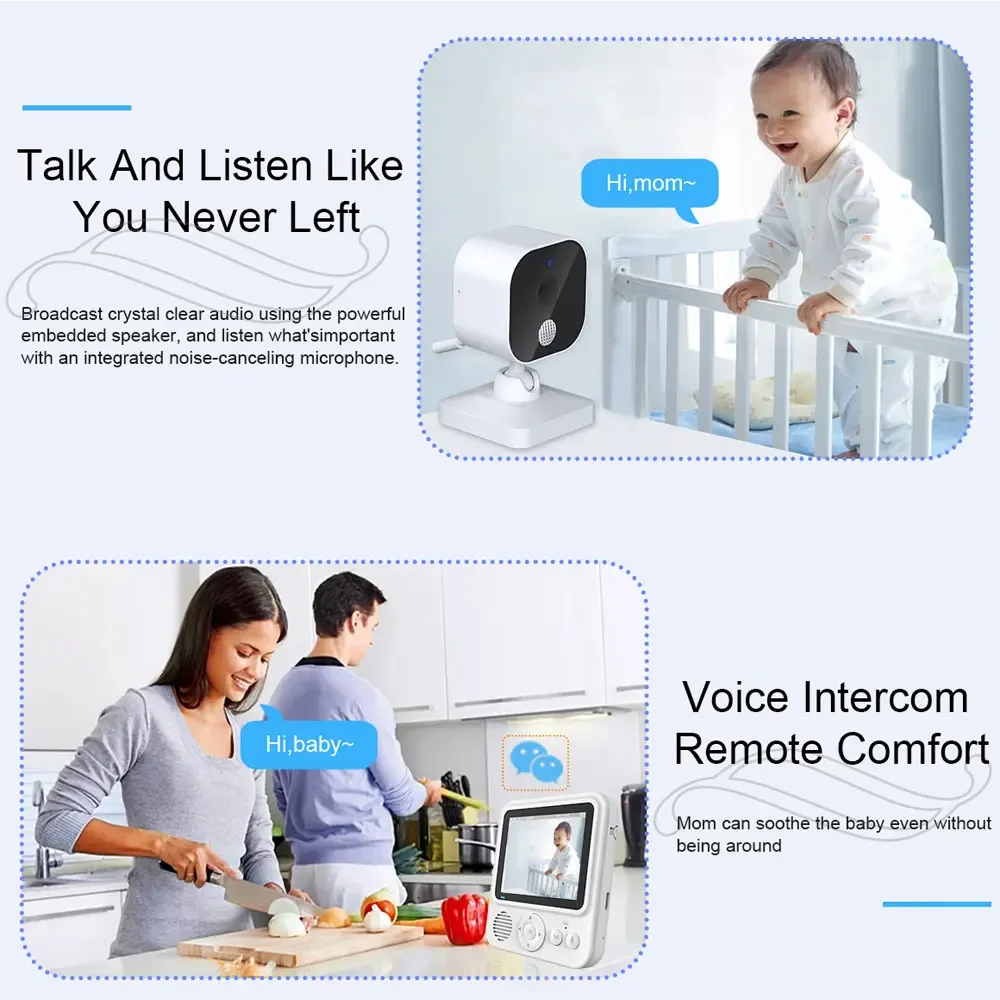Moniteur vidéo pour bébé sans  - Baby Nursery Camera avis et prix
