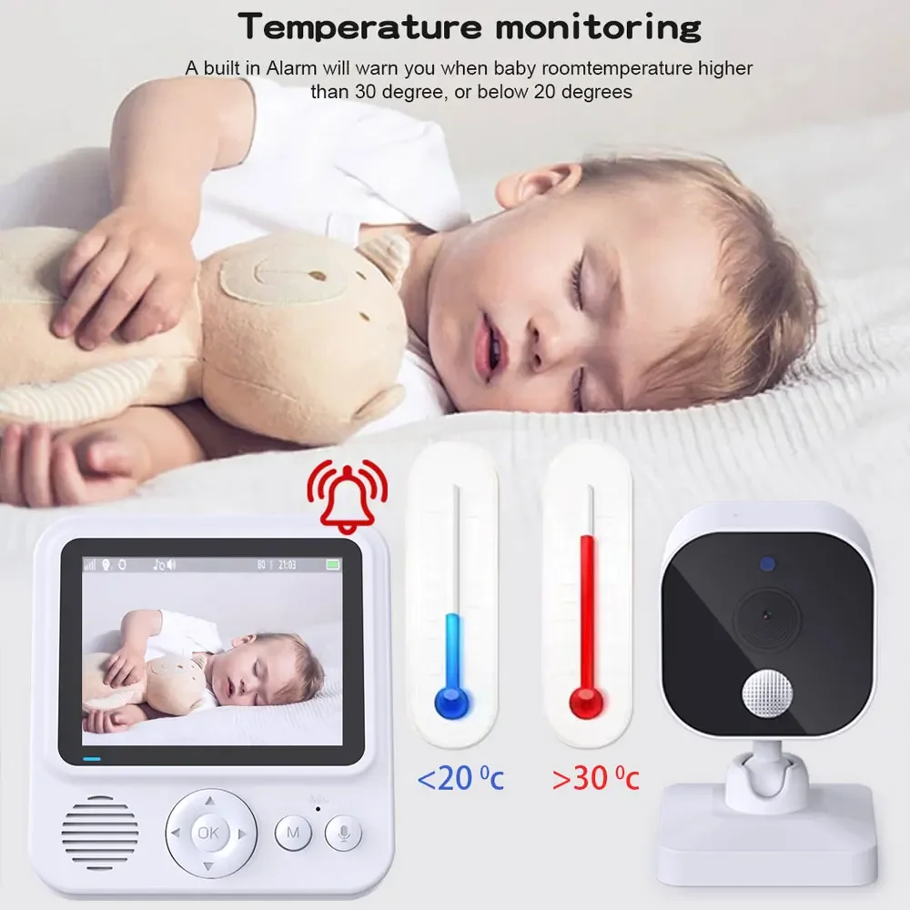 Moniteur vidéo pour bébé sans  - Baby Nursery Camera avis et prix
