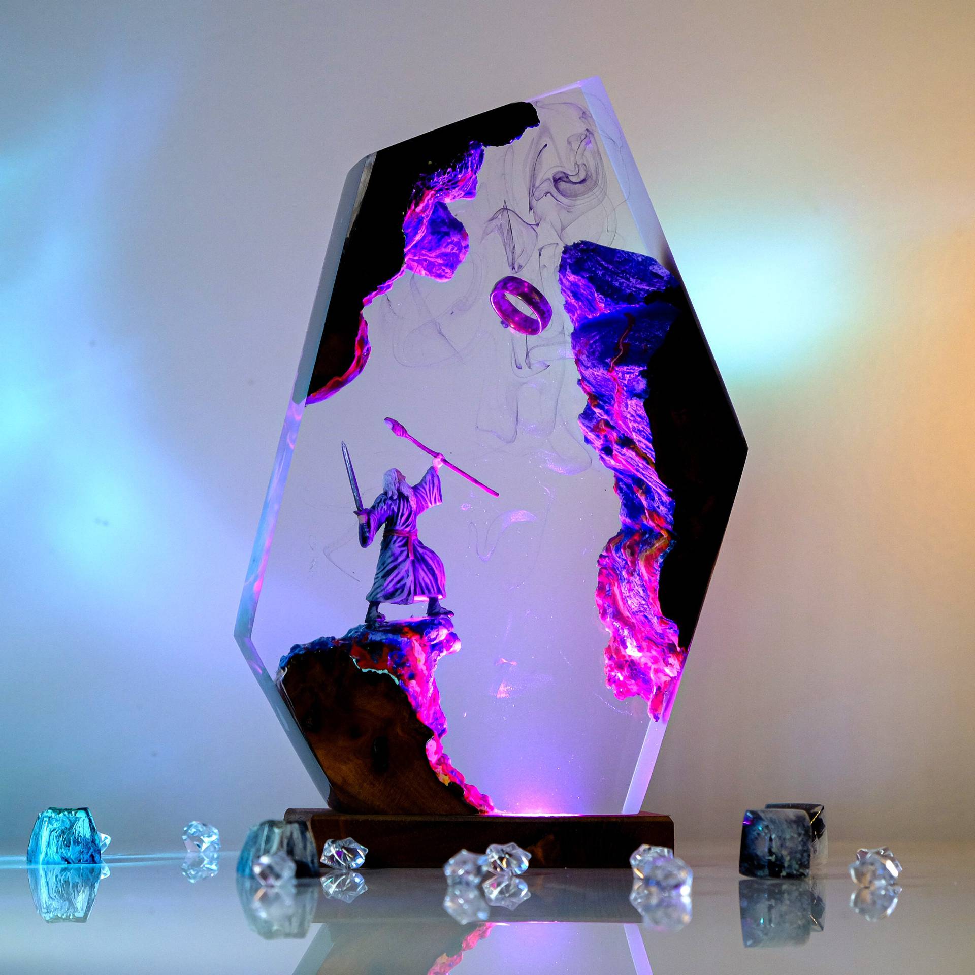 Lampe de table en résine Scène - Baby Nursery Lamp avis et prix