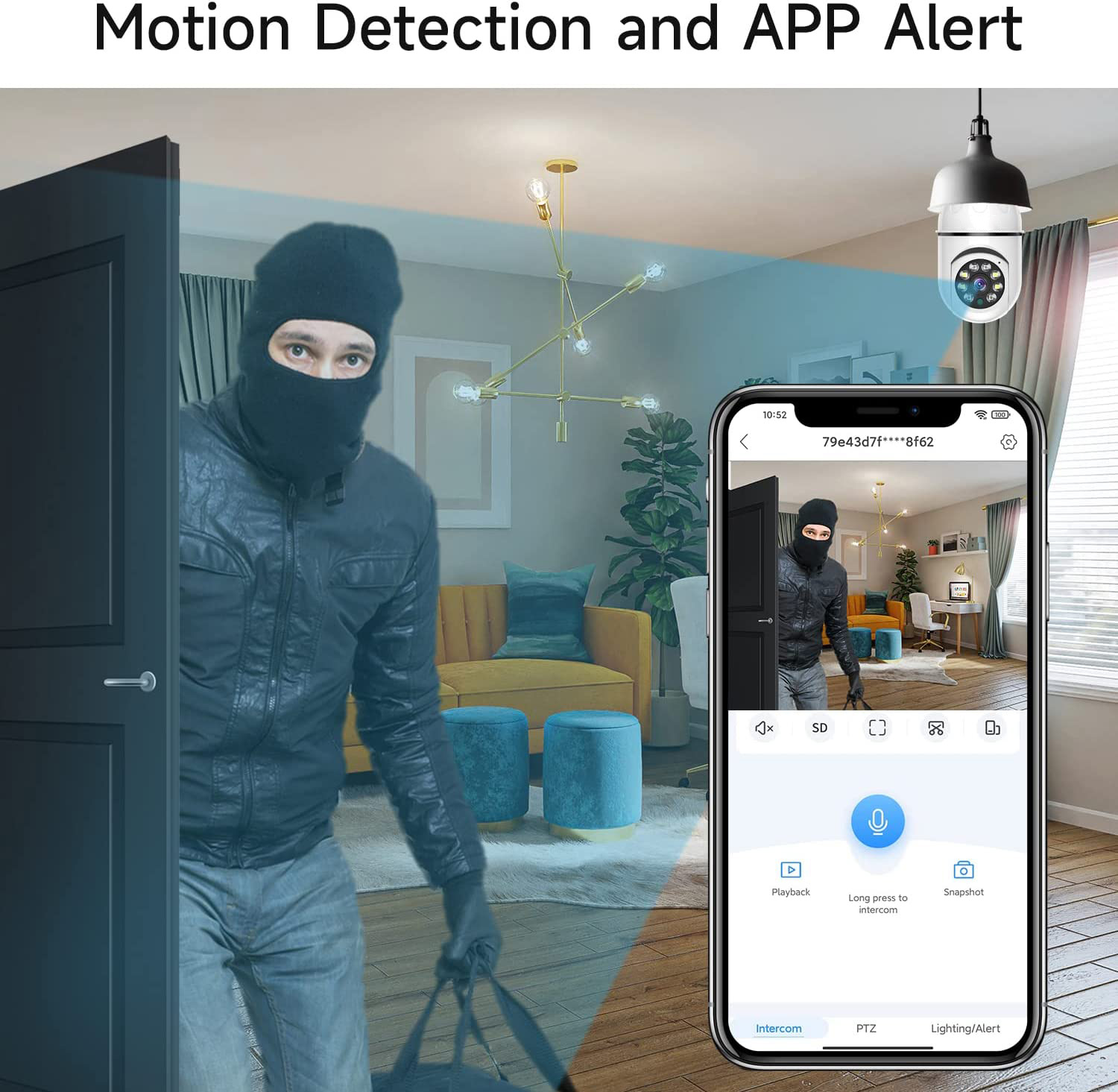 8MP E27 ampoule caméra de Surv - Baby Nursery Camera avis et prix
