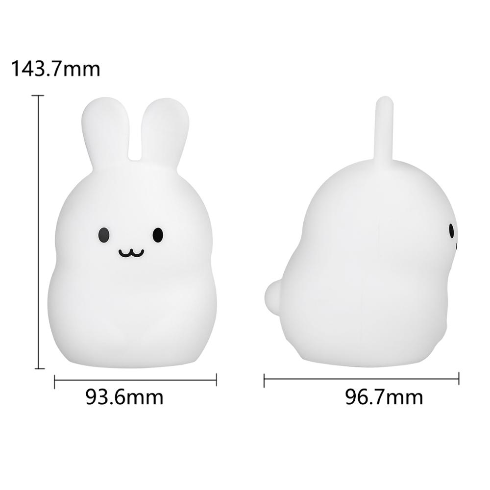 Capteur tactile lapin veilleus - Baby Nursery Lamp avis et prix