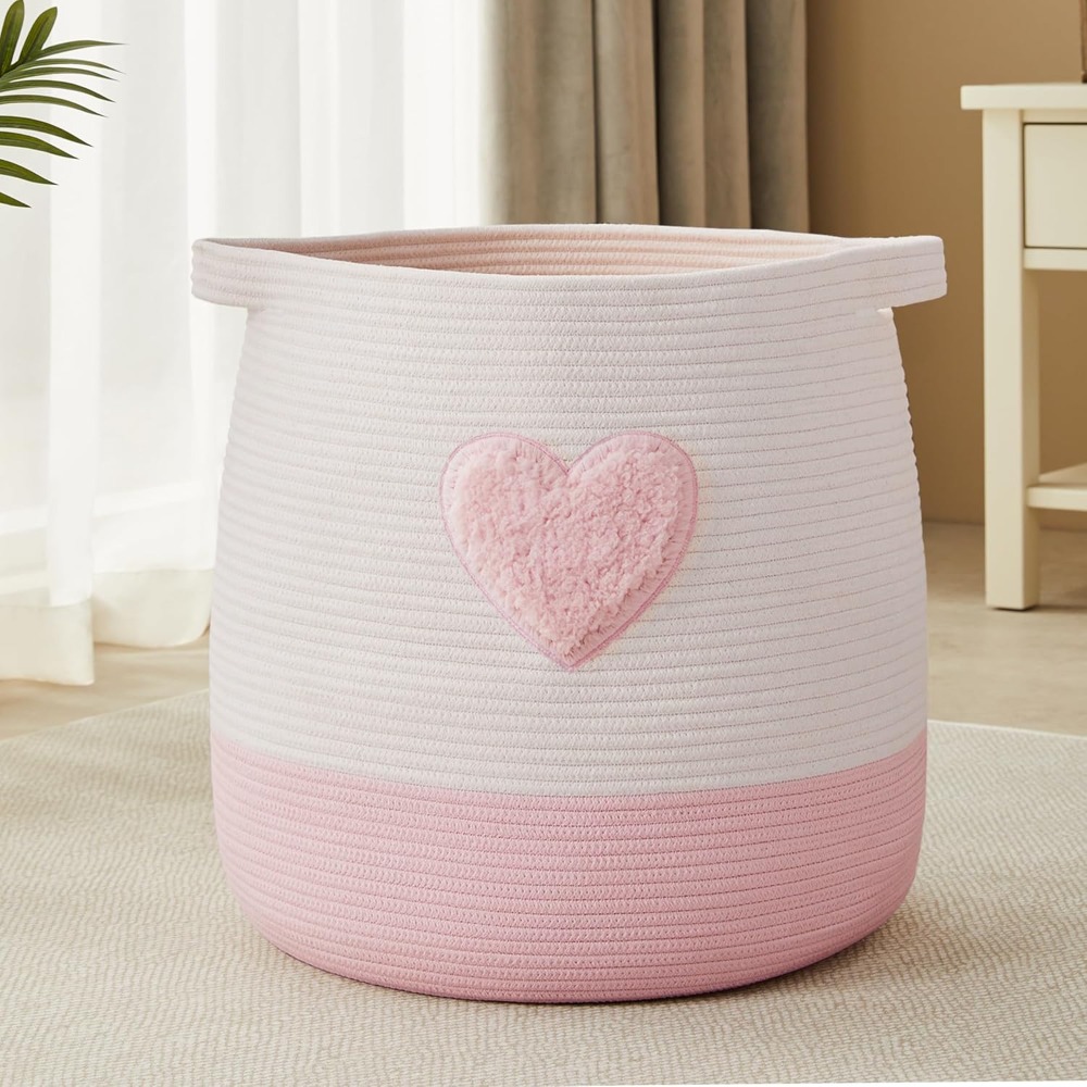 Panier à linge rose pour enfan - Baby Nursery Girl Room avis et prix