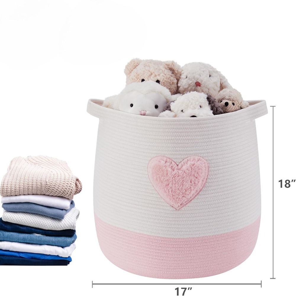 Panier à linge rose pour enfan - Baby Nursery Girl Room avis et prix