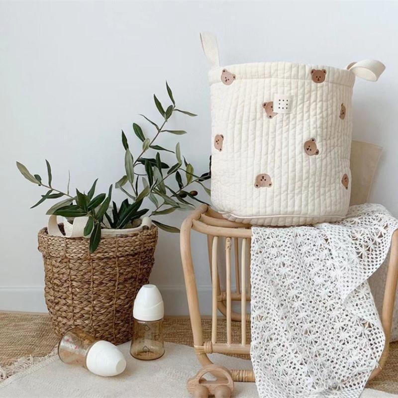 Sac à couches brodé ours migno - Closet Organizer Baby avis et prix