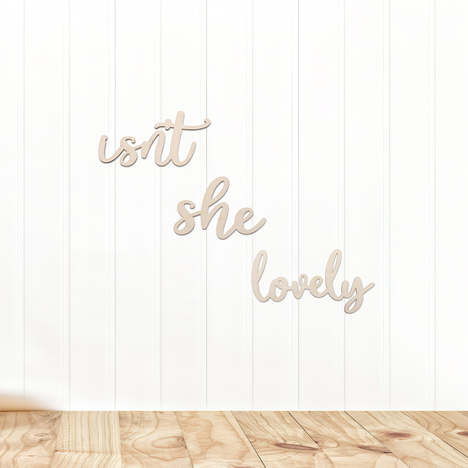 Panneau en bois décoratif mura - Baby Nursery Girl Room avis et prix