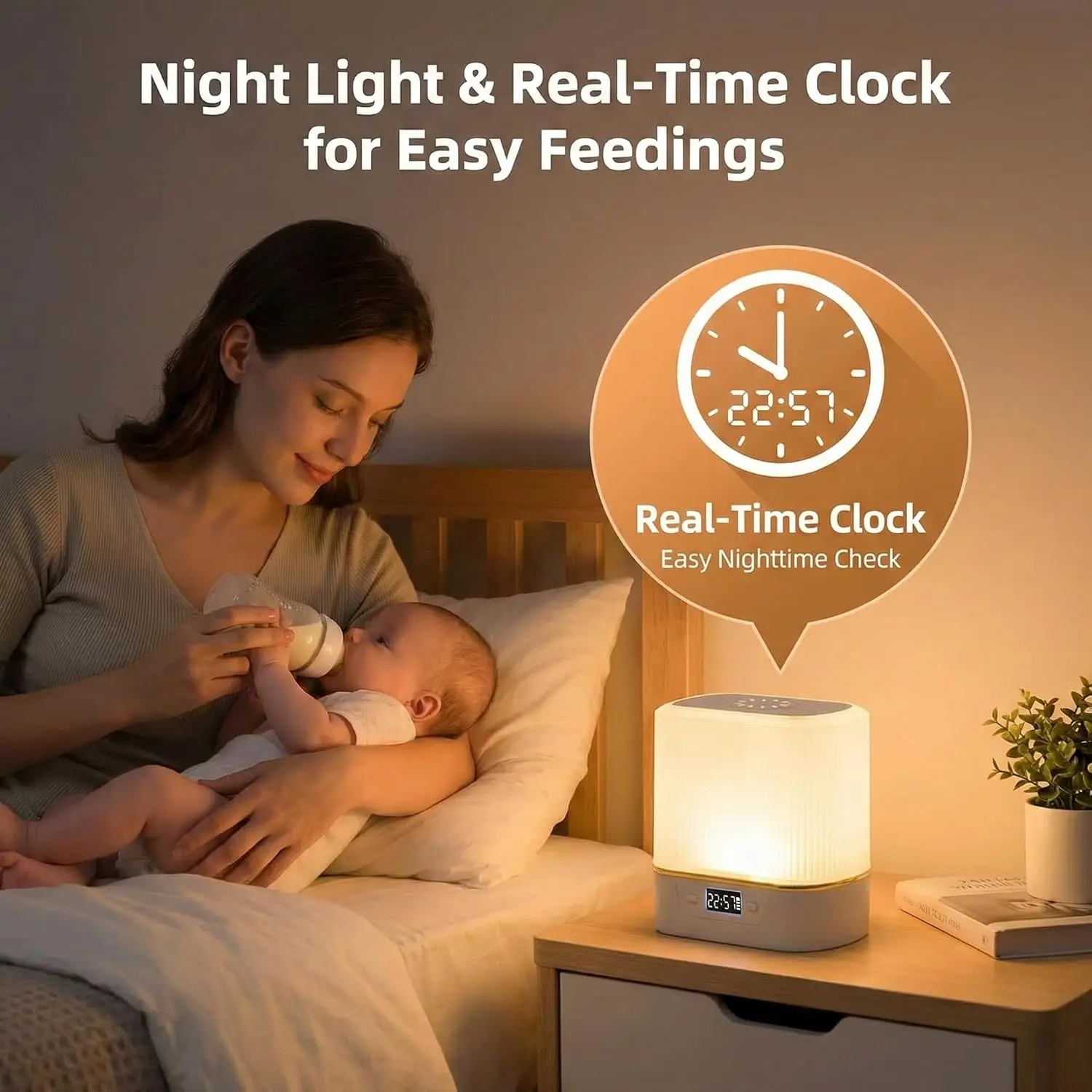 Lampe de chevet LED, veilleuse - Baby Nursery Lamp avis et prix