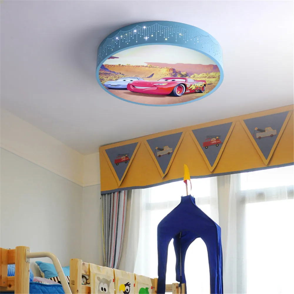 2025 dessin animé voiture rond - Baby Nursery Ceiling Light avis et prix
