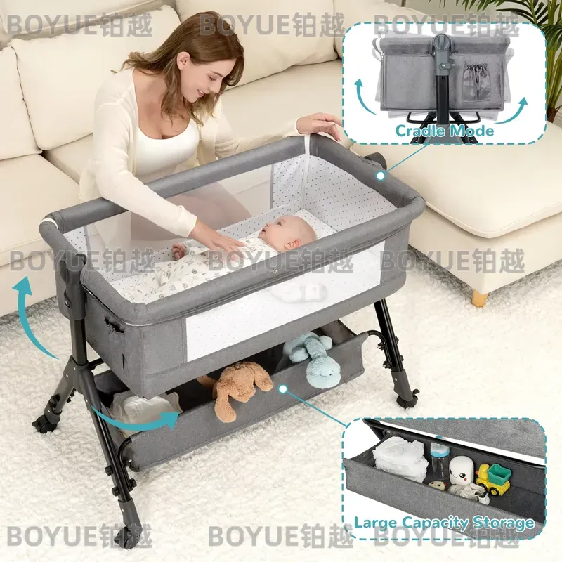 Lit bébé 3 en 1, lit d'appoint - Bassinet Bedside Sleeper avis et prix